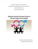 Informativo. Diplomado de Sexualidad