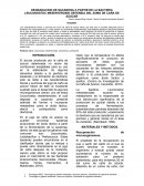 DEGRADACION DE SACAROSA A PARTIR DE LA BACTERIA LEUCONOSTOC MESENTEROIDE OBTENIDA DEL ZUMO DE CAÑA DE AZUCAR