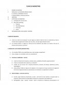 Semblanza del plan de marketing