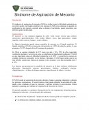 Síndrome de Aspiración de Meconio