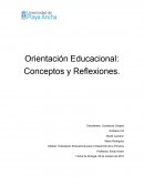 Orientación Educacional para el Desarrollo de la Persona