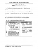 Examen Derecho Fiscal Internacional UNAM
