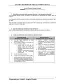 Examen Derecho Fiscal Internacional UNAM
