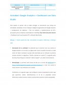 Actividad: Google Analytics + Dashboard con Data Studio