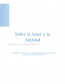 Sobre el amor y la amistad
