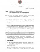 Informe de necesidad de escobas para las diferentes áreas administrativas, dormitorios del G.A 7 “Cabo Minacho”