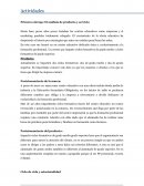 Análisis del producto y servicio