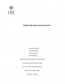 Analisis Video Tipos de Comunicación