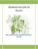 Relación entre andministración y salud