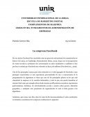 La empresa de Facebook