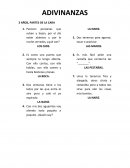 Adivinanzas partes del cuerpo