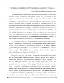 CRITERIOS DE RETRIBUCIÓN EN EMPRESAS AGROINDUSTRIALES