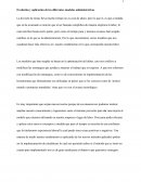 Evolución y aplicación de los diferentes modelos administrativos