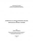 Informe de Práctica profesional Universidad de Panamá