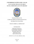 Ensayo sobre la corrupcion