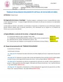 TRABAJO ESCALONADO SEGUIMIENTO VIRTUAL DE EJECUCIÓN DE OBRA