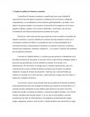 Explica la política de fomento económico