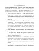 Factores de la produccion