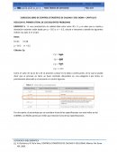 ÍNDICES DE CAPACIDAD Ejercicio