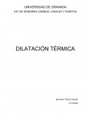 DILATACIÓN TÉRMICA