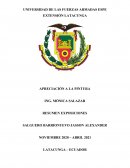 APRECIACIÓN A LA PINTURA