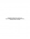 PENSAMIENTO COMPLEJO EN EL USO DE LAS TIC