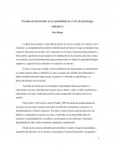 Escalas de desarrollo en la actualidad en el rol de psicólogo educativo