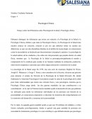 Ensayo sobre las Diferencias entre Psicología de la salud y Psicología clínica