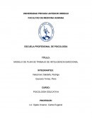 Plan de trabajo sobre la inteligencia emocional