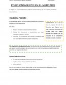 Posicionamiento en el mercado