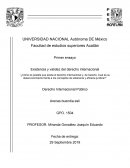 Existencia y validez del derecho internacional
