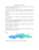 Integración económica