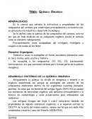 Operaciones combinadas. Química Orgánica