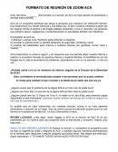 FORMATO DE REUNIÓN DE ZOOM ACA
