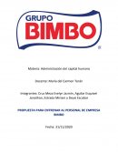 PROPUESTA PARA ENTRENAR AL PERSONAL DE EMPRESA BIMBO