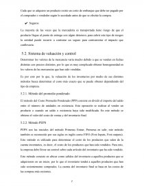 Contabilización de inventarios y su impacto en resultados. Página 7