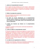 COMPORTAMIENTO HUMANO Y DESARROLLO ORGANIZACIONAL