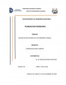 BALANCE INICIAL DE PROYECTO DE PLANEACION FINANCIERA