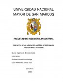 PROPUESTA DE UN MODELO DEL METODO DE GESTION GRC PARA LAS MYPES PERUANAS