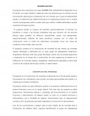RESUMEN EJECUTIVO El proyecto de construcción de casas