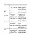 Tipología de modelos
