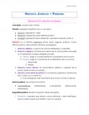 Negocio Jurídico y Persona