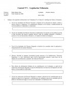 Control N°1 – Legislación Tributaria