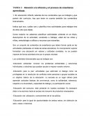 Atención a la infancia y el proceso de enseñanza aprendizaje