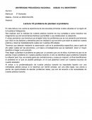 El problema de plantear el problema