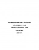 INTERPRETACIÓN DE PLANOS