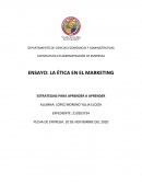 La ética en el marketing