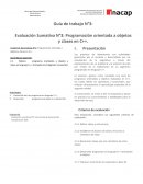 Programación orientada a objetos y clases en C++.