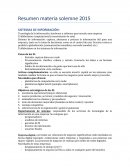 Resumen Sistema de Informacion FEN