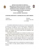 ECOSISTEMA, IMPORTANCIA Y CONTRIBUCIÓN CON EL MEDIO AMBIENTE